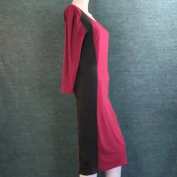 Colorblock Sheath Midi-Dress Perfect For Work! Yelete NWT - Picture 8 of 10